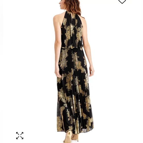 MSK
Metallic-Print Pleated Blouson Gown size 6 brand new - Picture 4 of 12